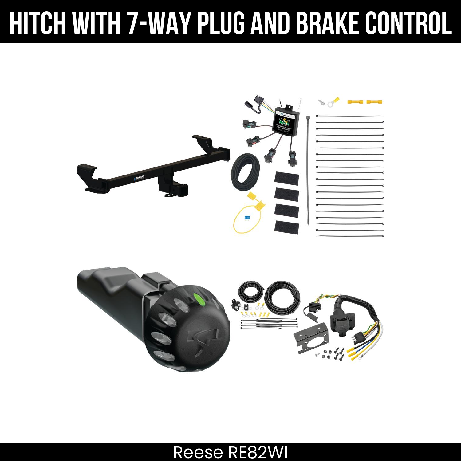 Trailer Hitch , 7-Way , Tekonsha Voyager iD Smart Brake Control