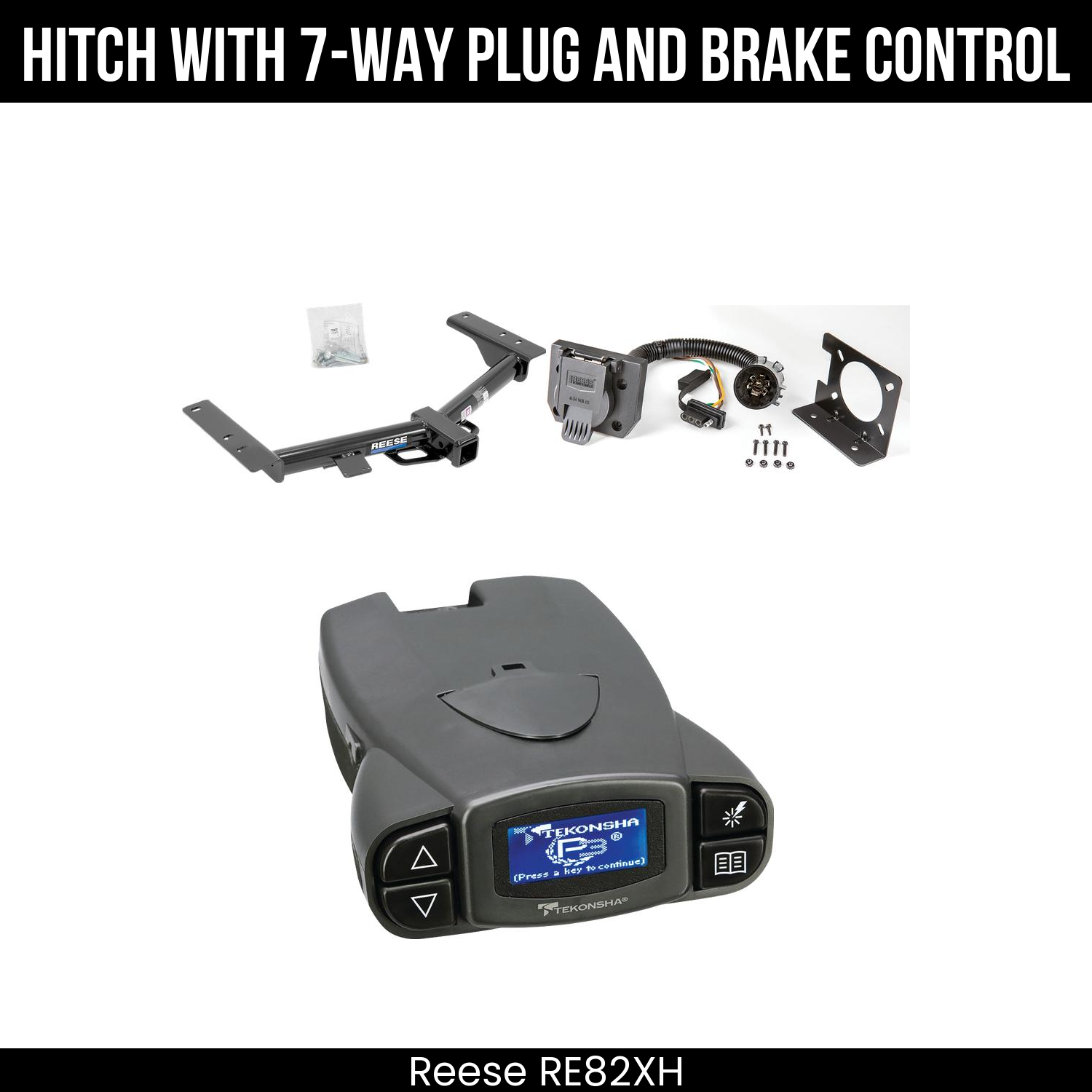 Trailer Hitch , 7-Way , Tekonsha Prodigy P3 Brake Control