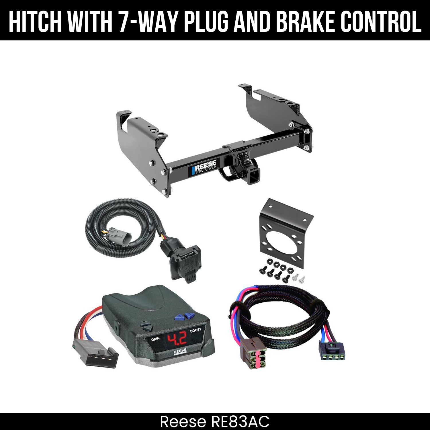Trailer Hitch , 7-Way , Reese Brake EVN Control