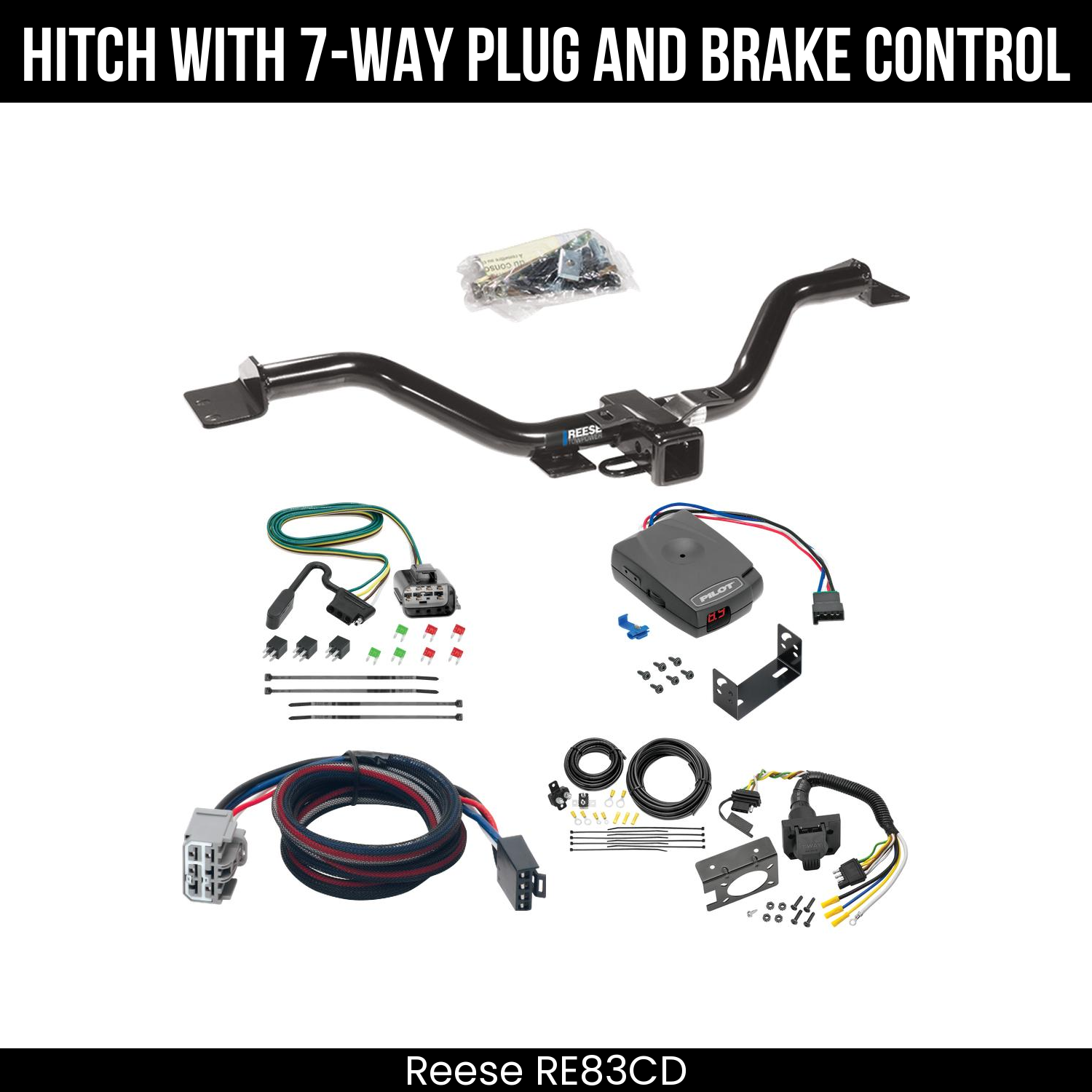 Trailer Hitch , 7-Way , Pro Series Pilot Brake Control