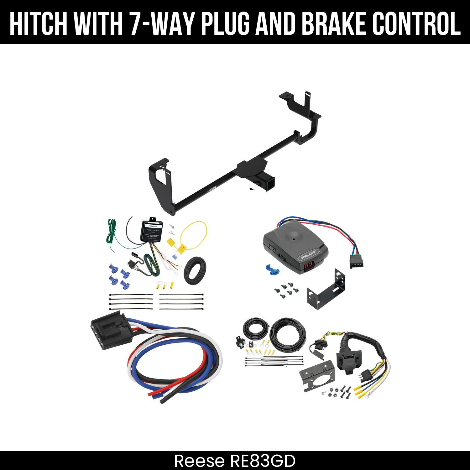 Trailer Hitch , 7-Way , Pro Series Pilot Brake Control