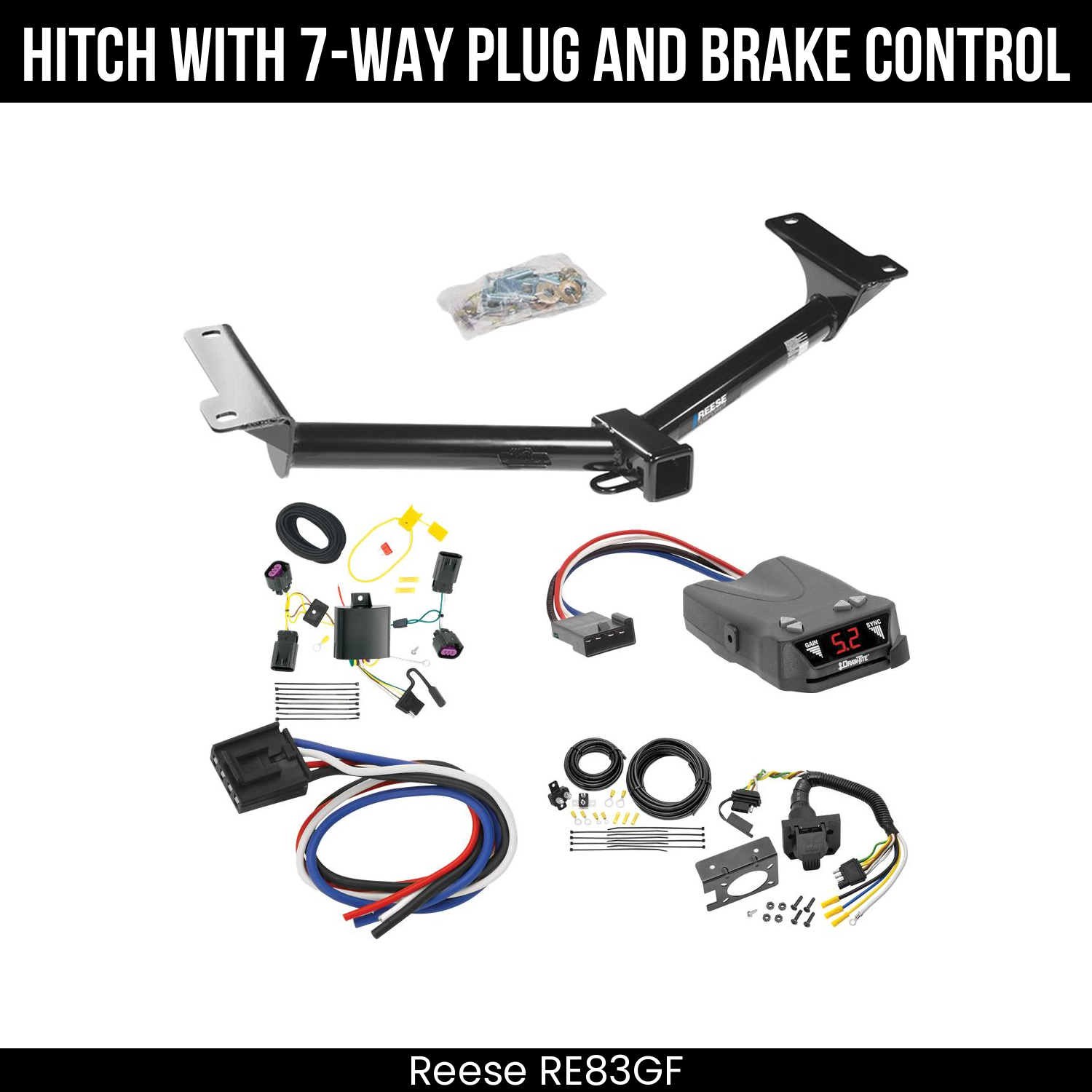 Trailer Hitch , 7-Way , Draw-Tite Activator IV Brake Control