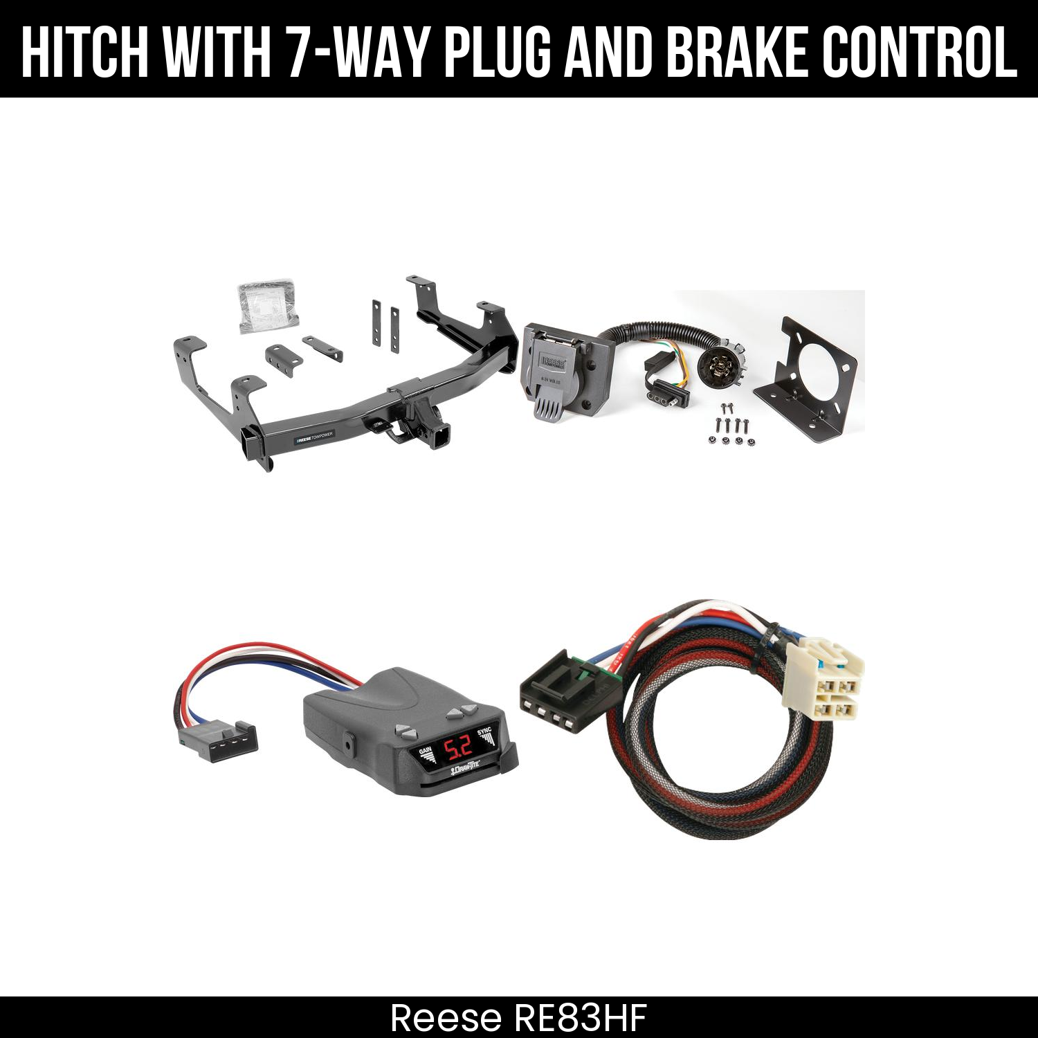 Trailer Hitch , 7-Way , Draw-Tite Activator IV Brake Control