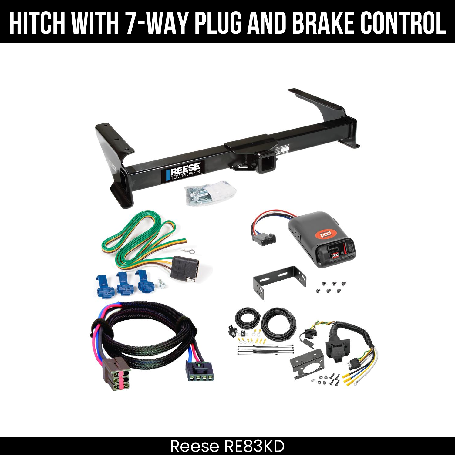 Trailer Hitch , 7-Way , Pro Series POD Brake Control