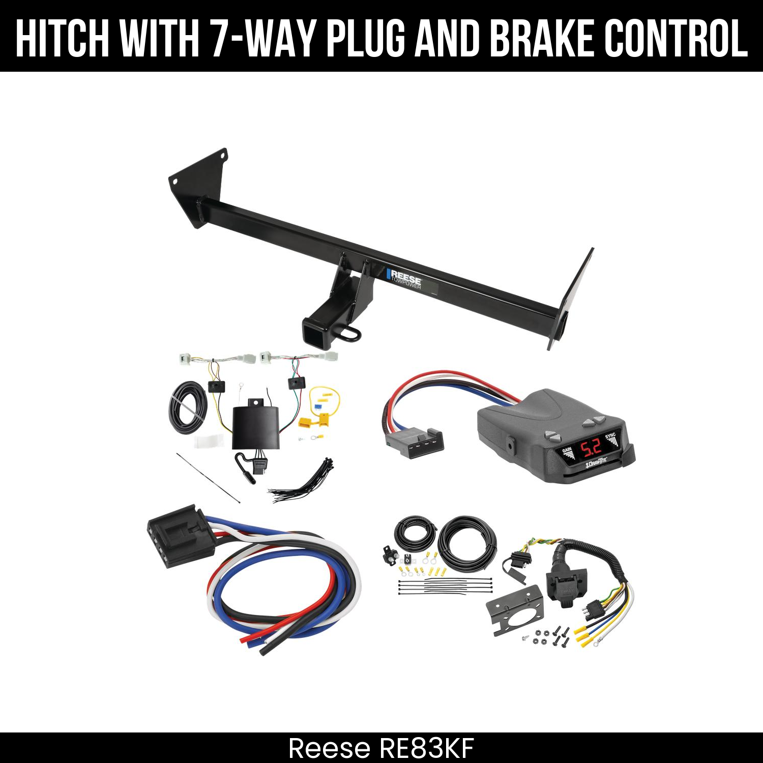 Trailer Hitch , 7-Way , Draw-Tite Activator IV Brake Control