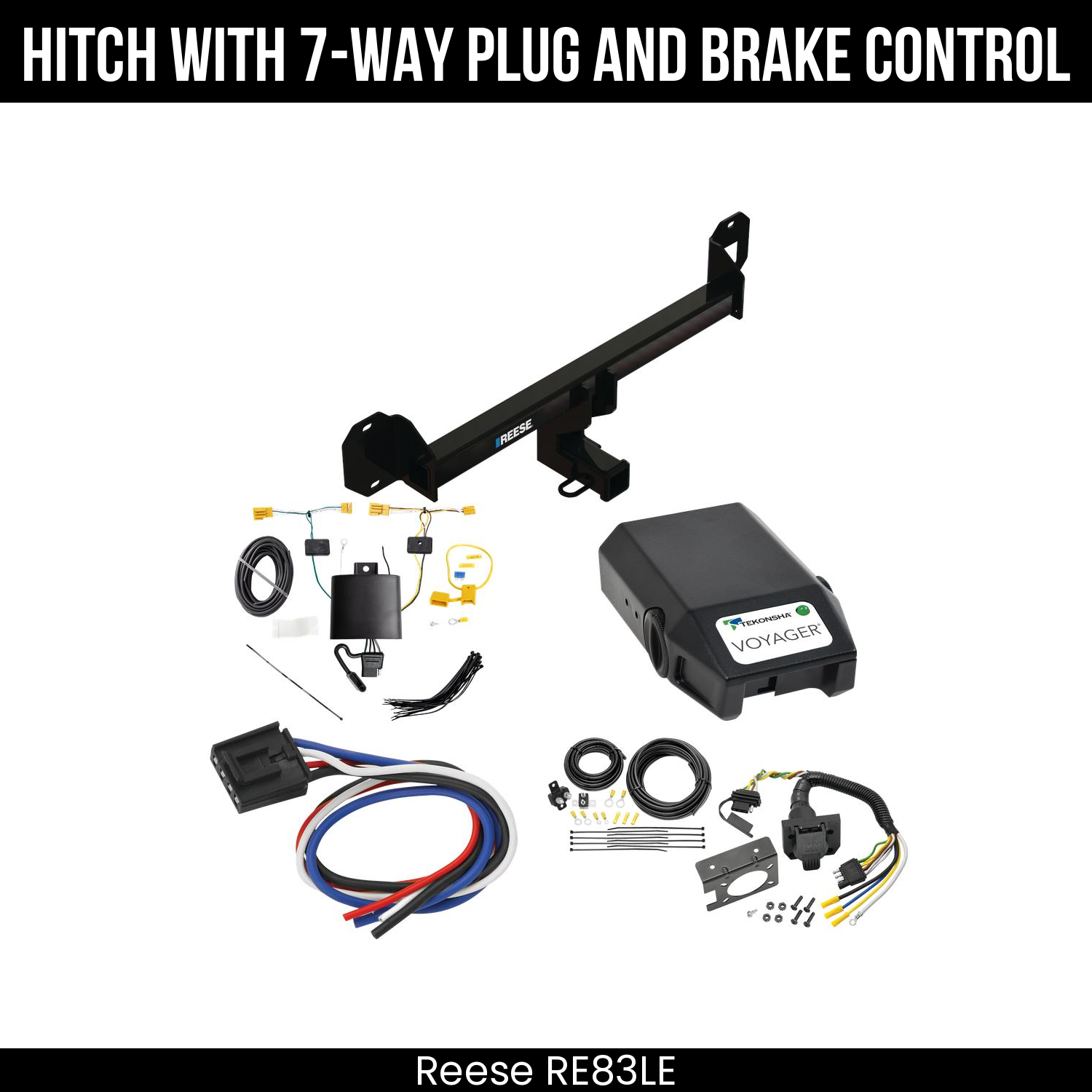 Trailer Hitch , 7-Way , Tekonsha Voyager Brake Control