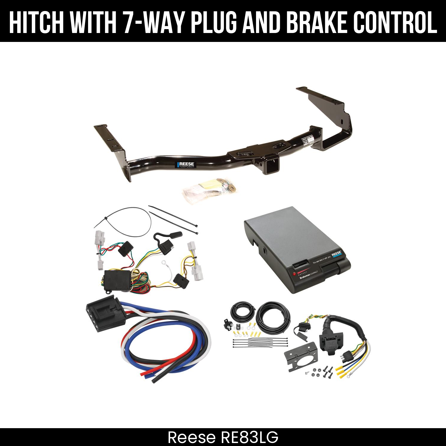 Trailer Hitch , 7-Way , Reese Brakeman Brake Control