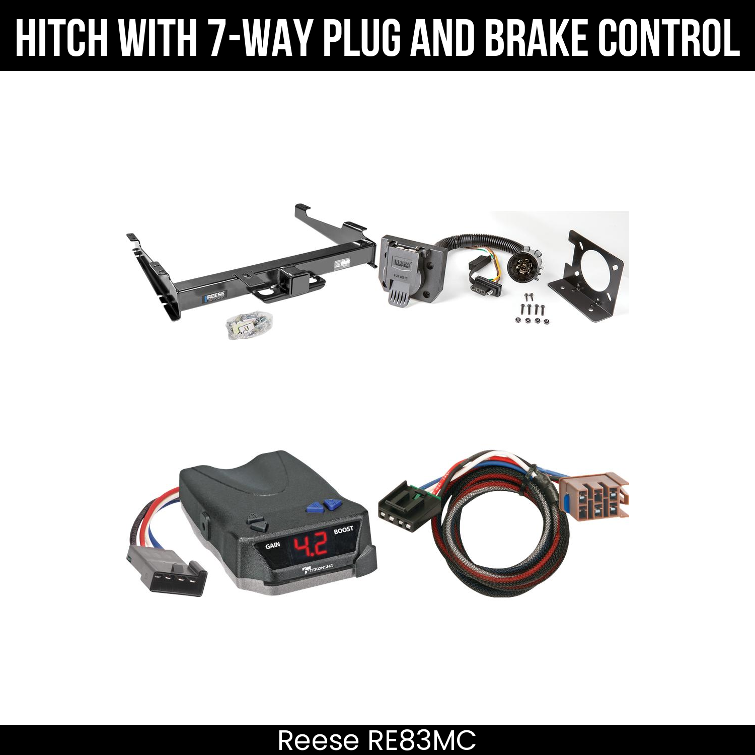 Trailer Hitch , 7-Way , Tekonsha Brake EVN Control