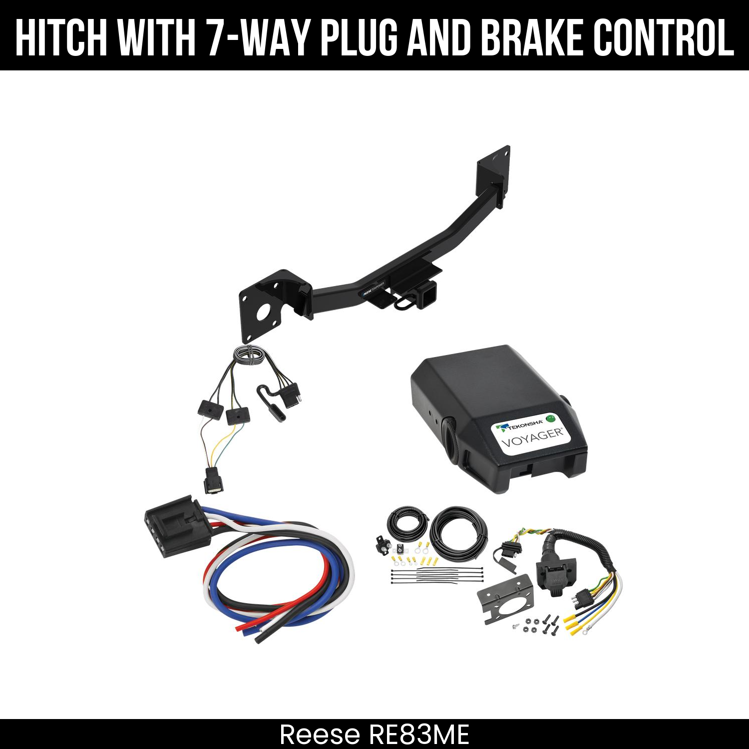 Trailer Hitch , 7-Way , Tekonsha Voyager Brake Control