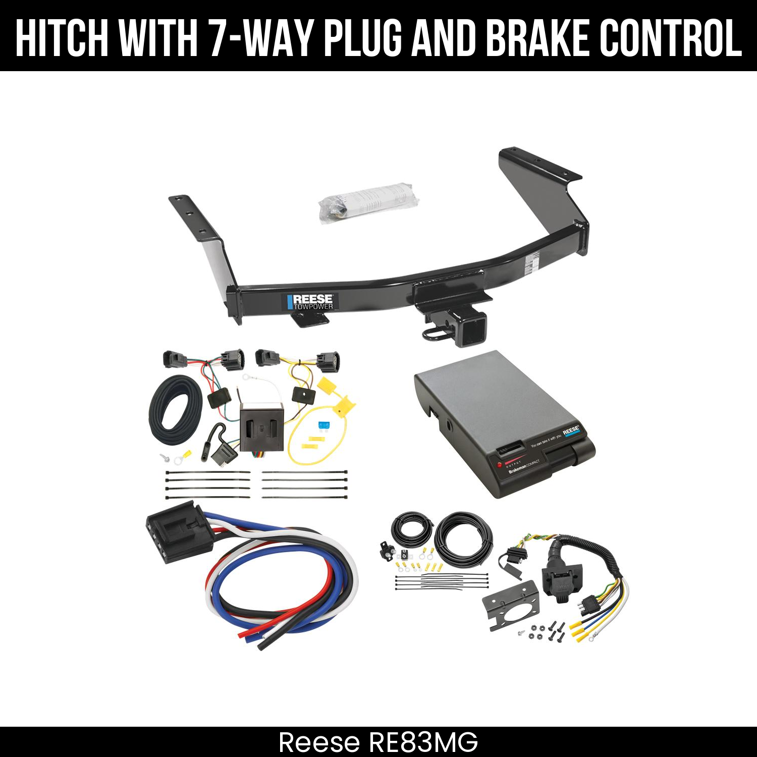 Trailer Hitch , 7-Way , Reese Brakeman Brake Control