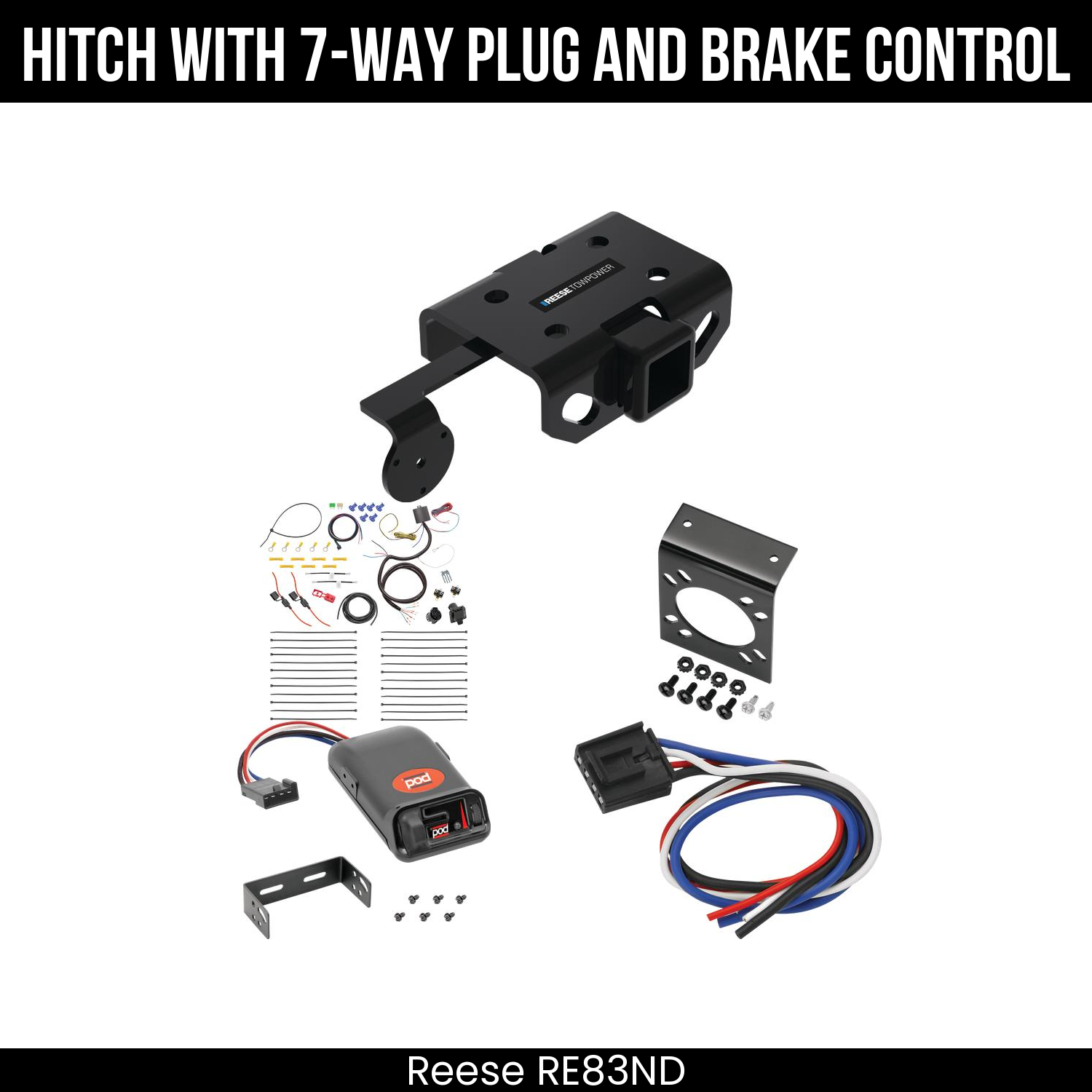 Trailer Hitch , 7-Way , Pro Series POD Brake Control