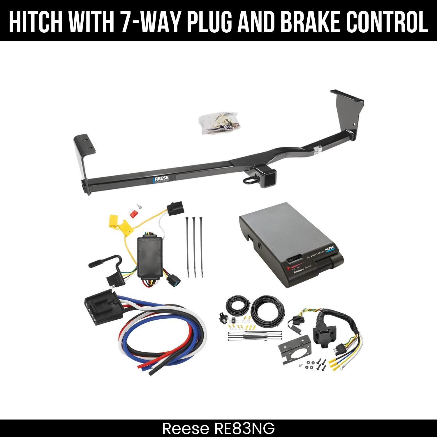 Trailer Hitch , 7-Way , Reese Brakeman Brake Control