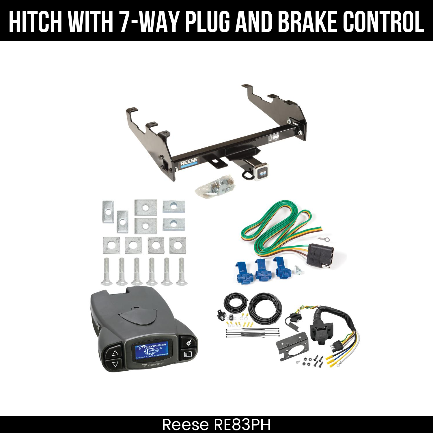 Trailer Hitch , 7-Way , Tekonsha Prodigy P3 Brake Control