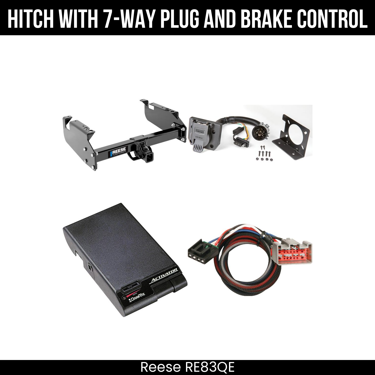 Trailer Hitch , 7-Way , Draw-Tite Activator Brake Control
