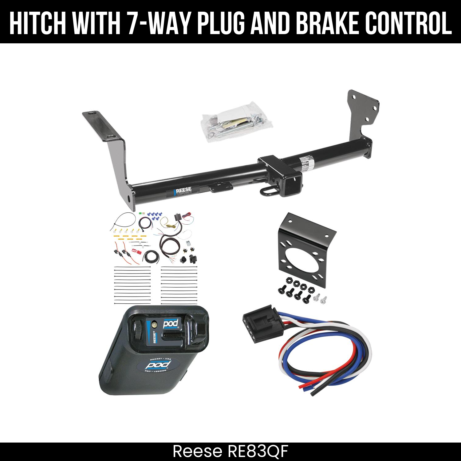 Trailer Hitch , 7-Way , Reese POD Brake Control