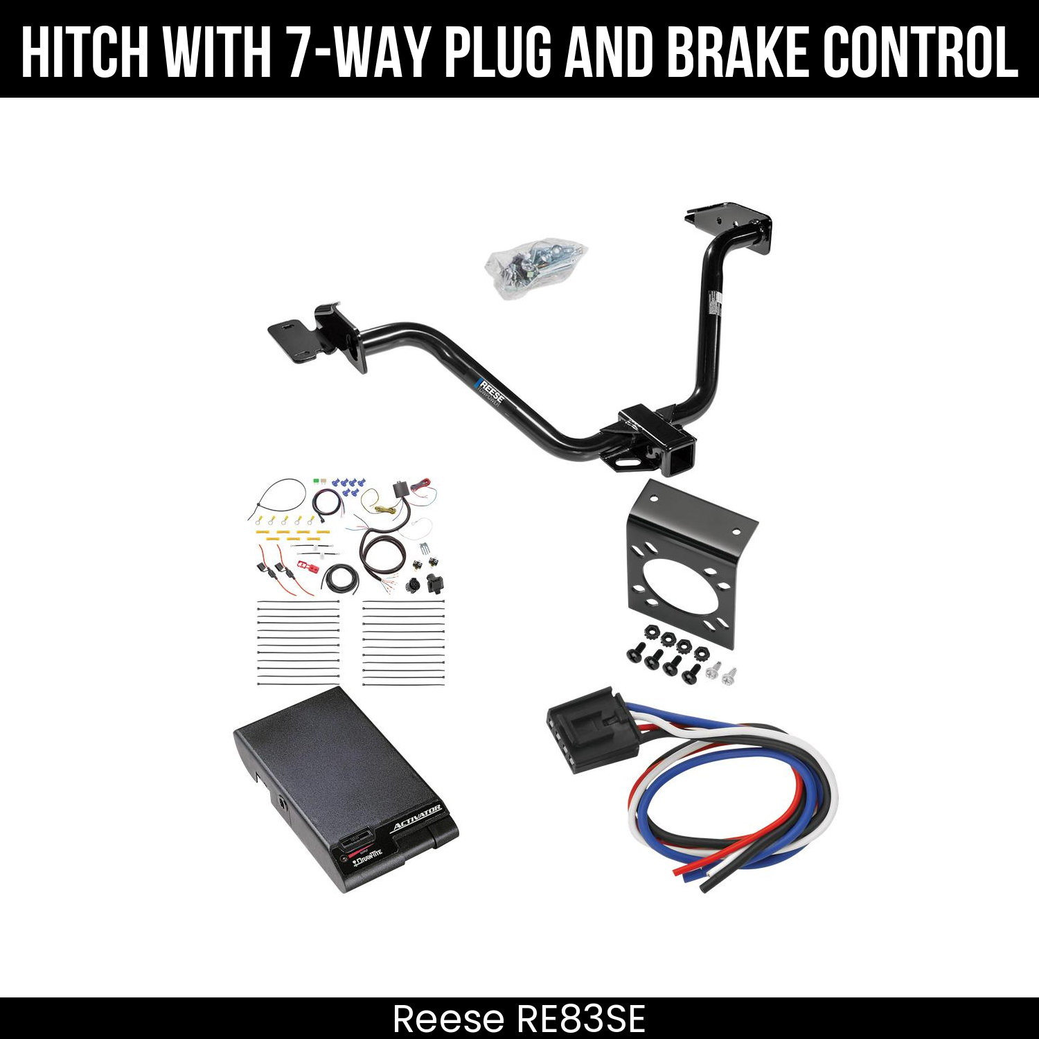 Trailer Hitch , 7-Way , Draw-Tite Activator Brake Control