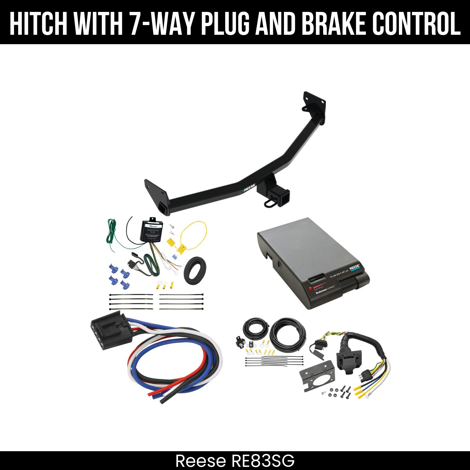 Trailer Hitch , 7-Way , Reese Brakeman Brake Control
