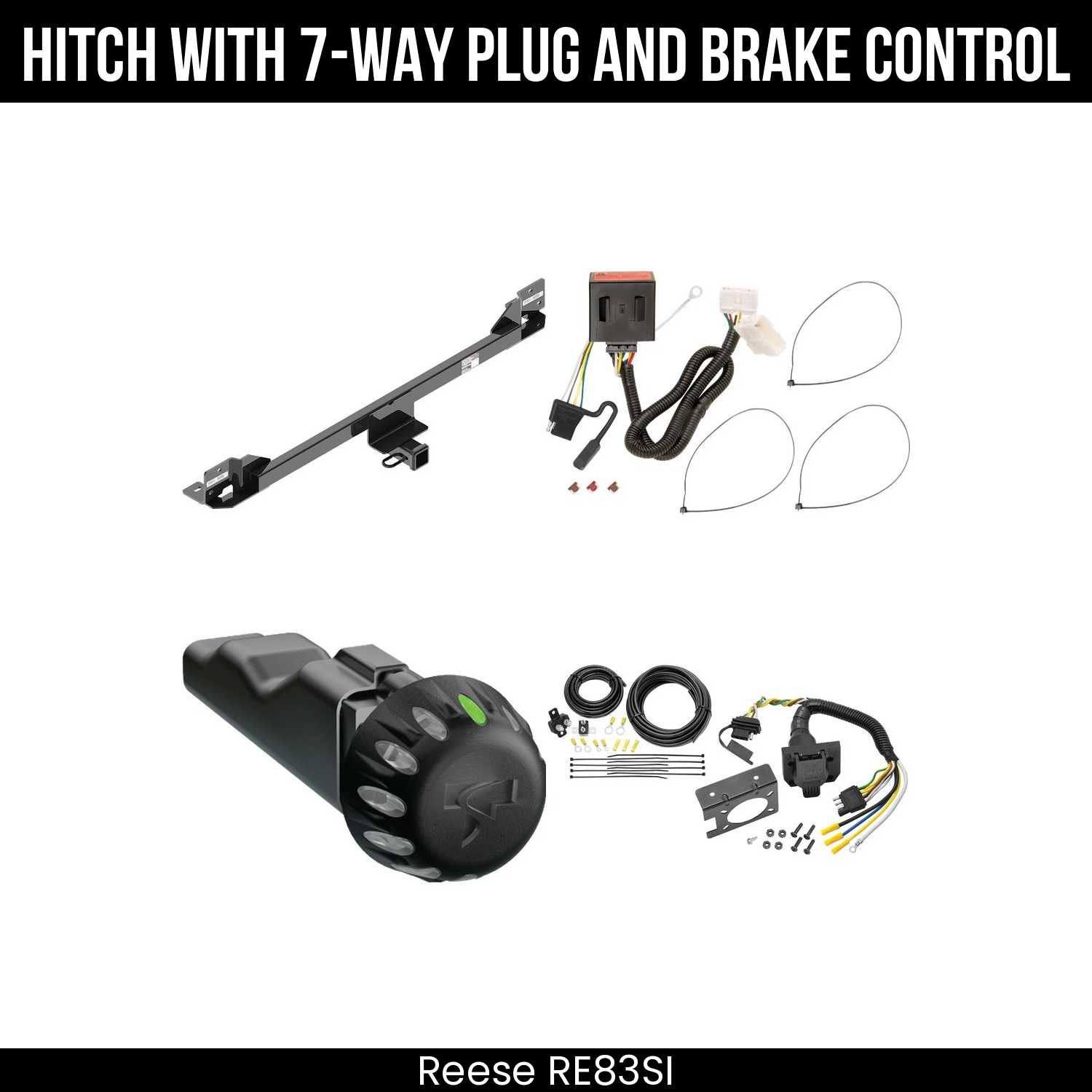 Trailer Hitch , 7-Way , Tekonsha Voyager iD Smart Brake Control