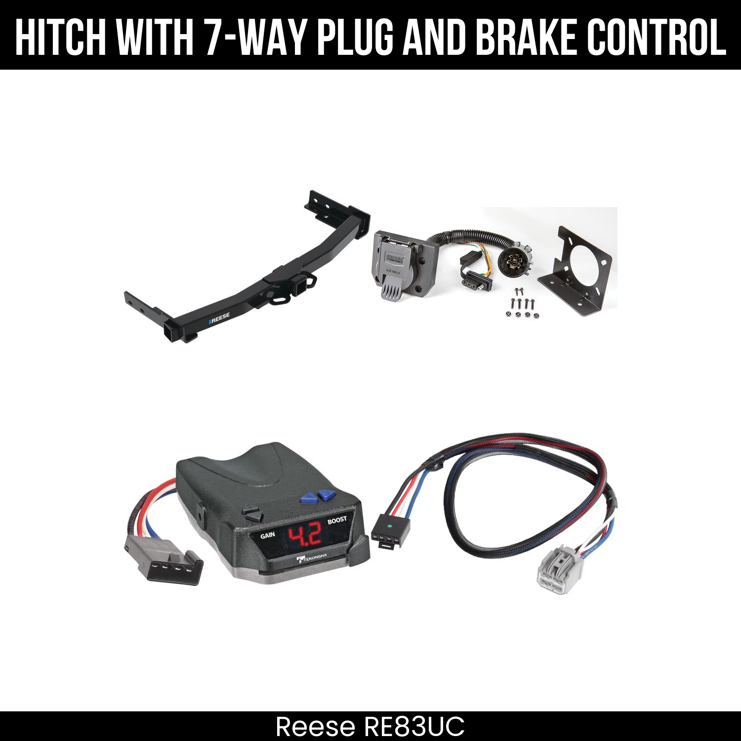 Trailer Hitch , 7-Way , Tekonsha Brake EVN Control