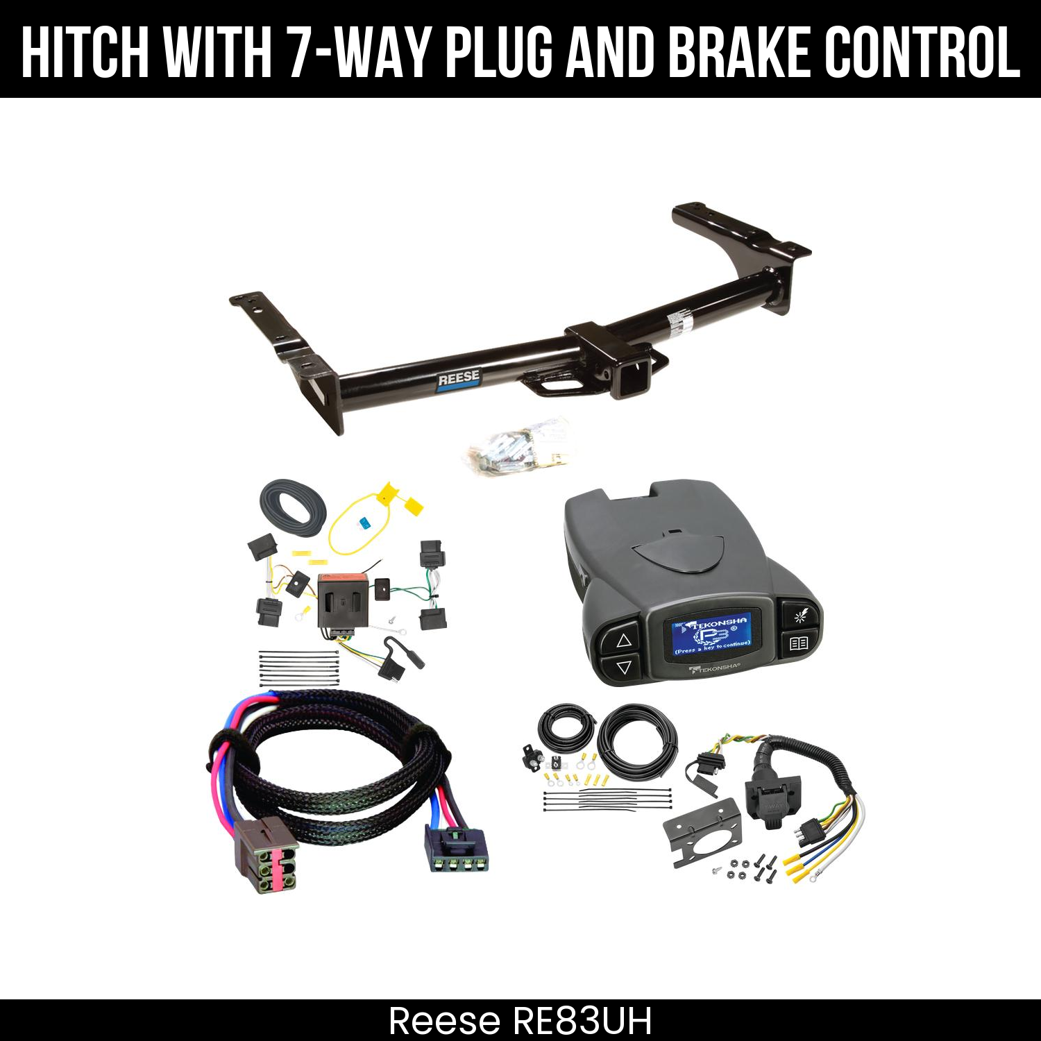 Trailer Hitch , 7-Way , Tekonsha Prodigy P3 Brake Control
