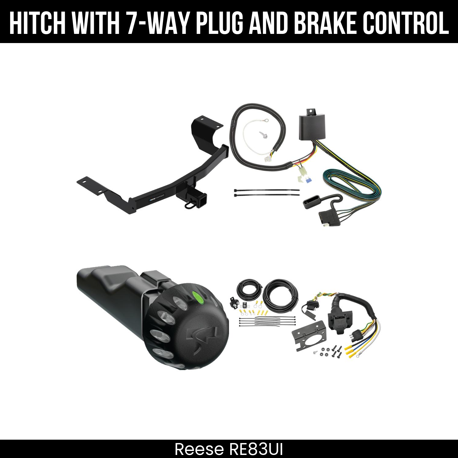 Trailer Hitch , 7-Way , Tekonsha Voyager iD Smart Brake Control