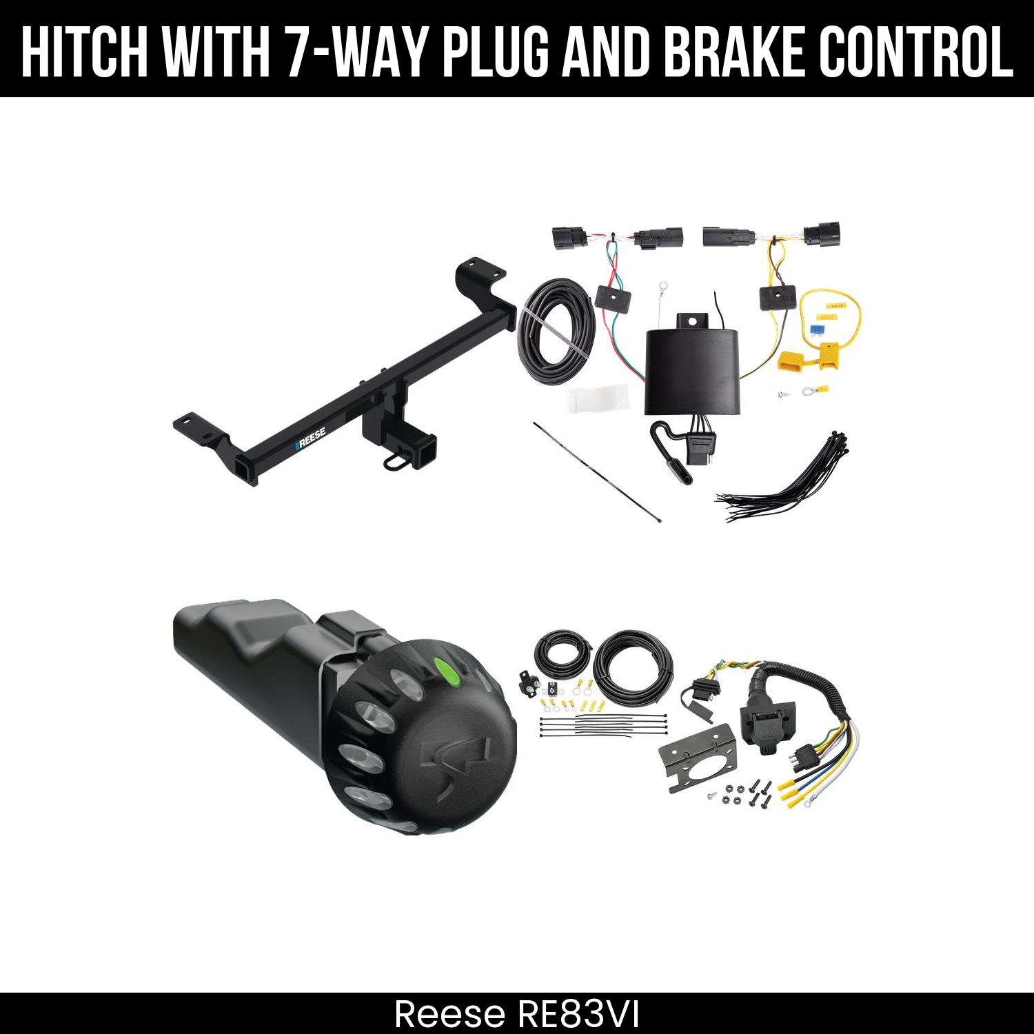 Trailer Hitch , 7-Way , Tekonsha Voyager iD Smart Brake Control