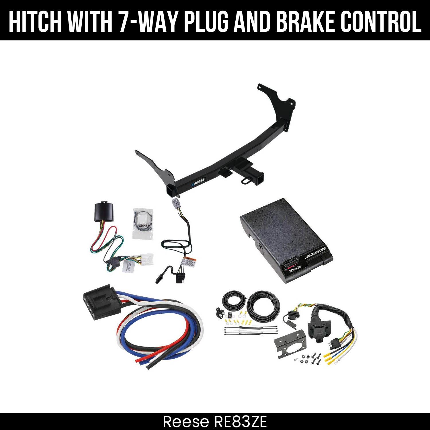 Trailer Hitch , 7-Way , Draw-Tite Activator Brake Control