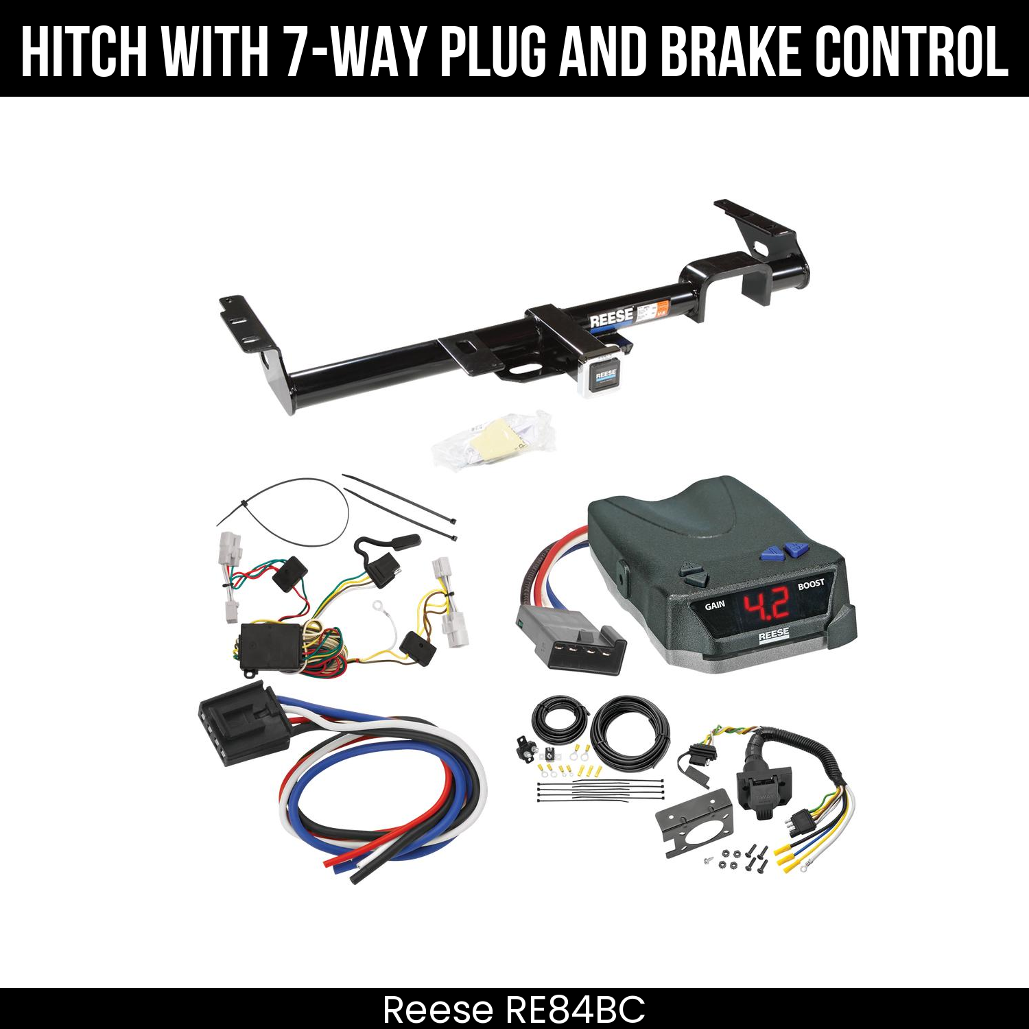 Trailer Hitch , 7-Way , Reese Brake EVN Control