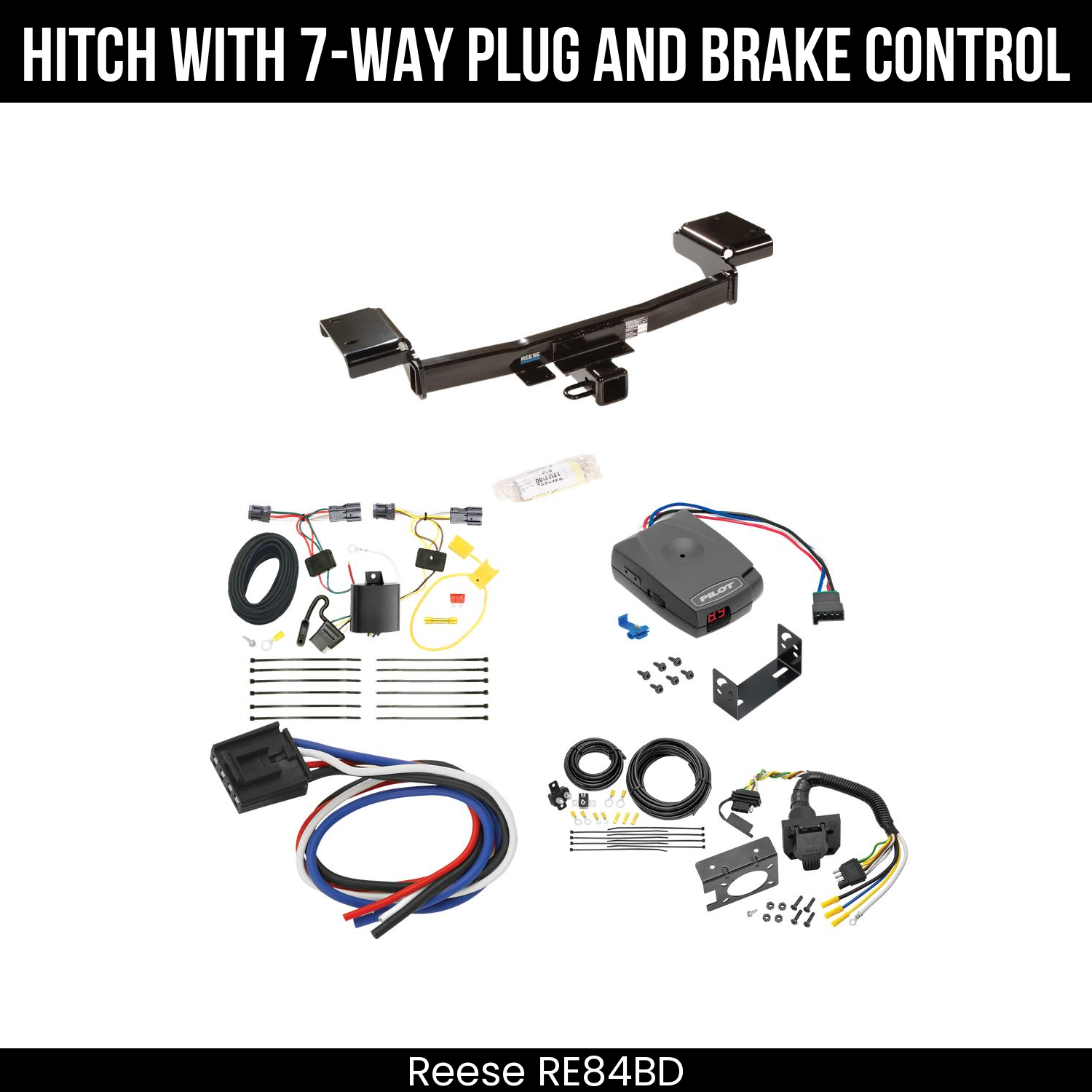 Trailer Hitch , 7-Way , Pro Series Pilot Brake Control