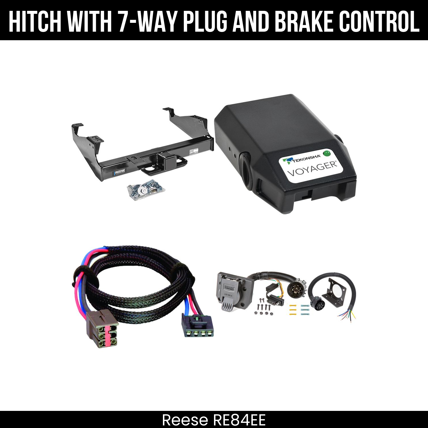 Trailer Hitch , 7-Way , Tekonsha Voyager Brake Control