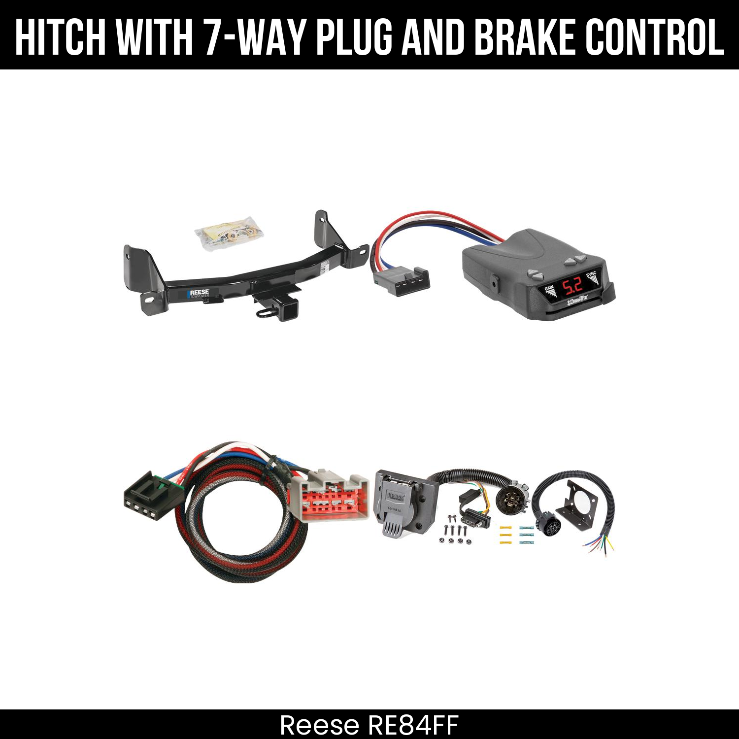 Trailer Hitch , 7-Way , Draw-Tite Activator IV Brake Control