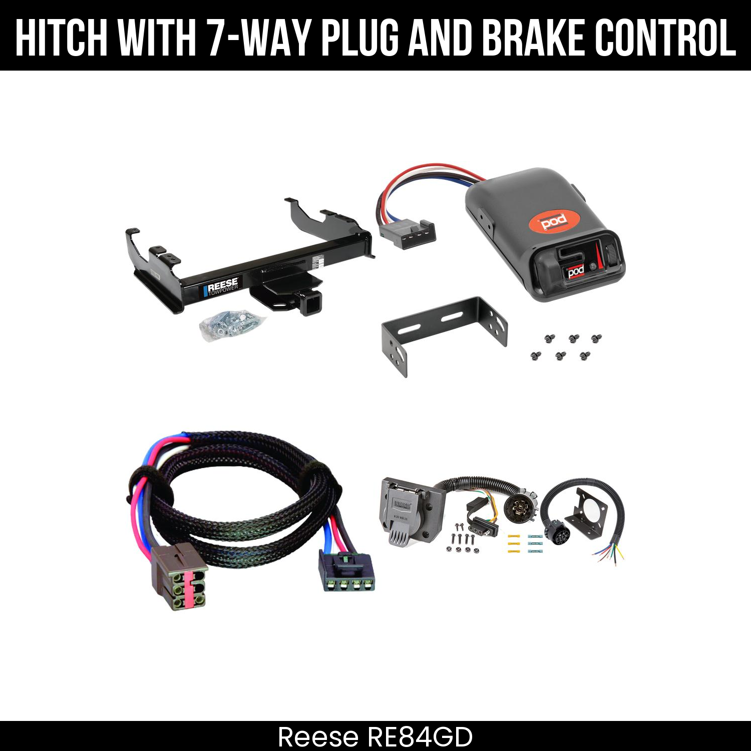 Trailer Hitch , 7-Way , Pro Series POD Brake Control