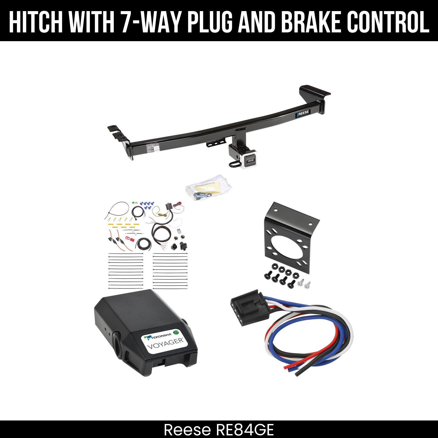 Trailer Hitch , 7-Way , Tekonsha Voyager Brake Control