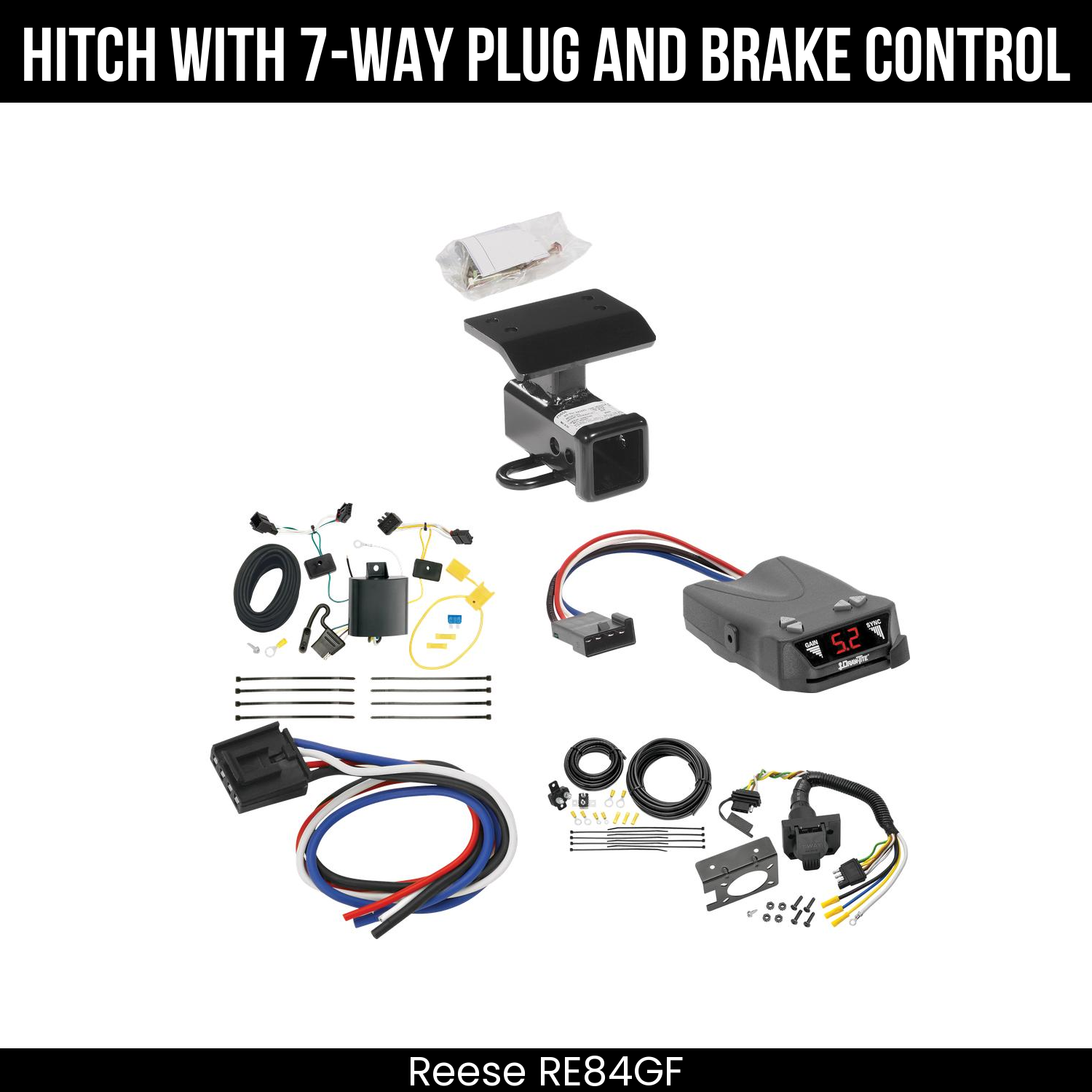 Trailer Hitch , 7-Way , Draw-Tite Activator IV Brake Control