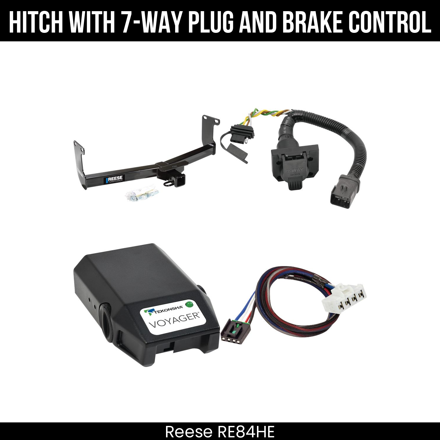 Trailer Hitch , 7-Way , Tekonsha Voyager Brake Control