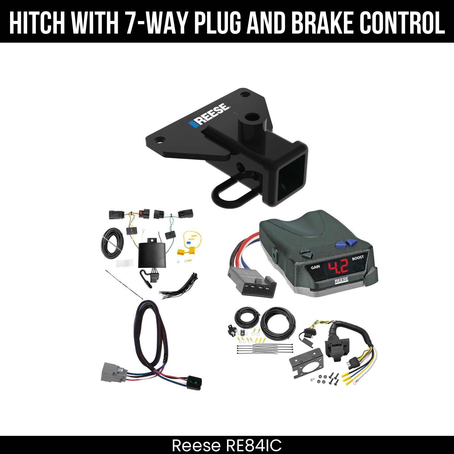 Trailer Hitch , 7-Way , Reese Brake EVN Control