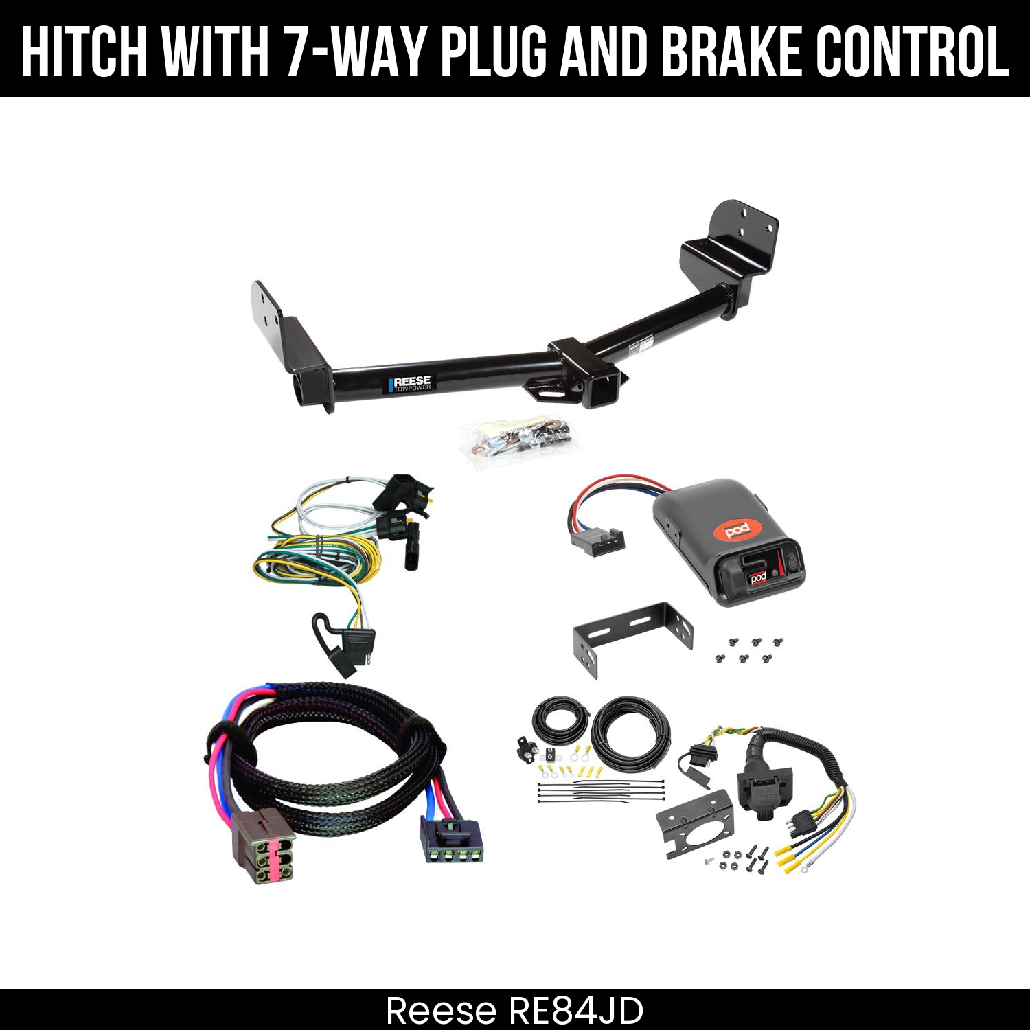 Trailer Hitch , 7-Way , Pro Series POD Brake Control