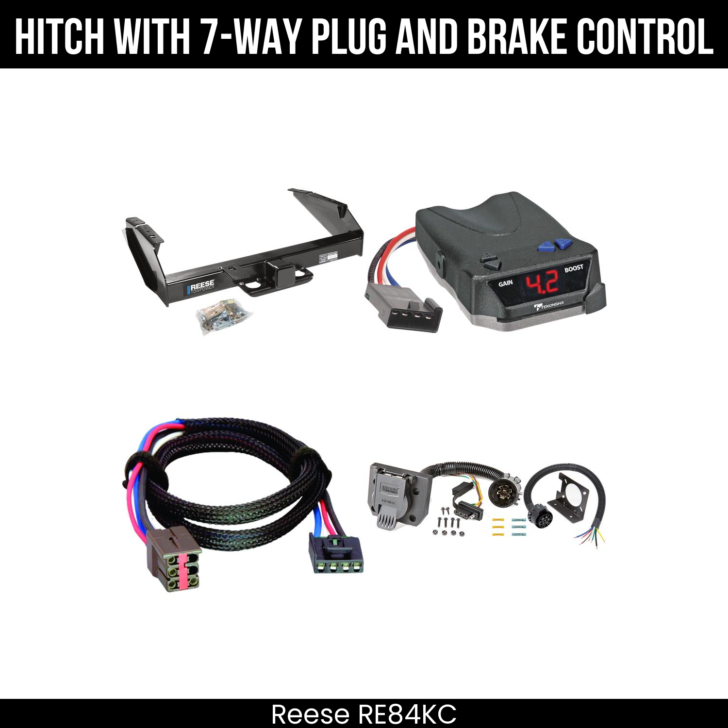 Trailer Hitch , 7-Way , Tekonsha Brake EVN Control