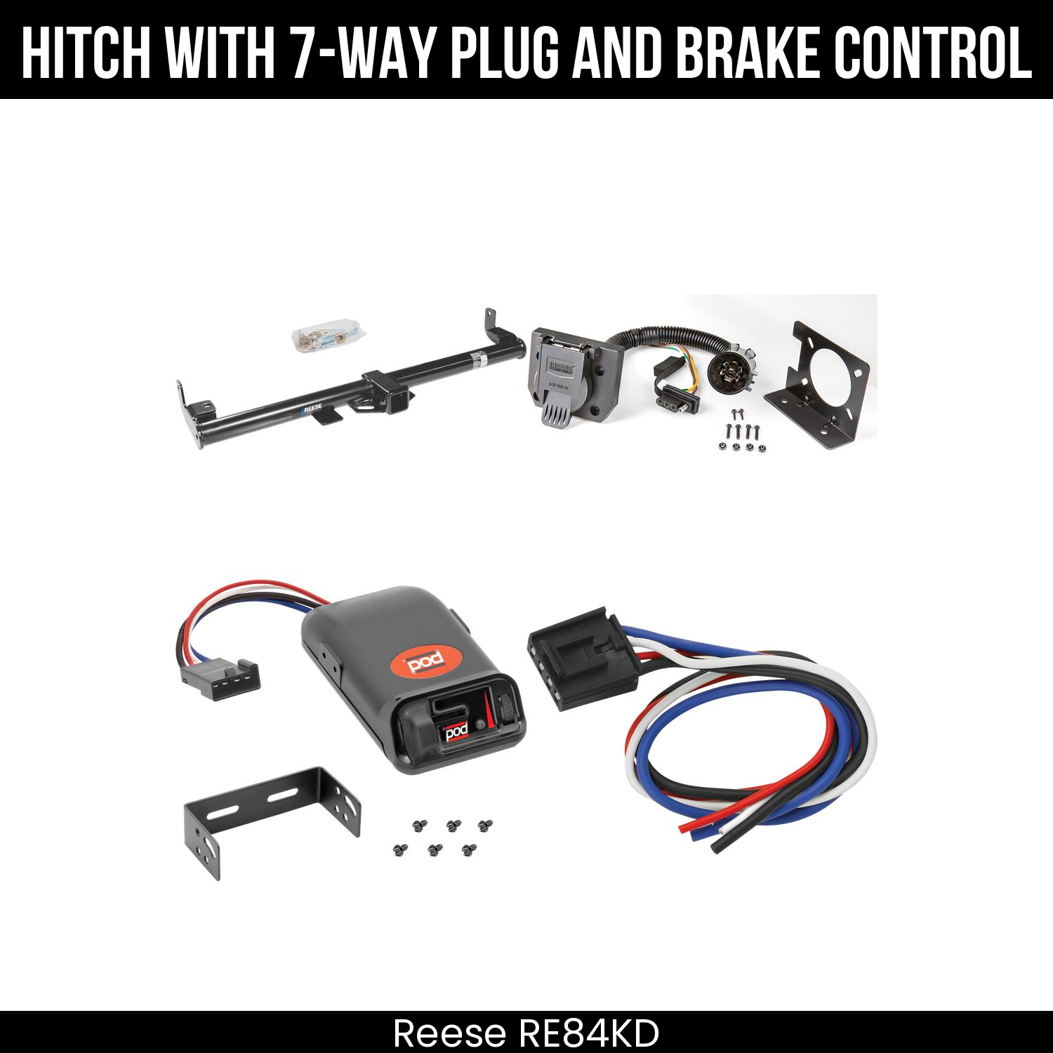 Trailer Hitch , 7-Way , Pro Series POD Brake Control