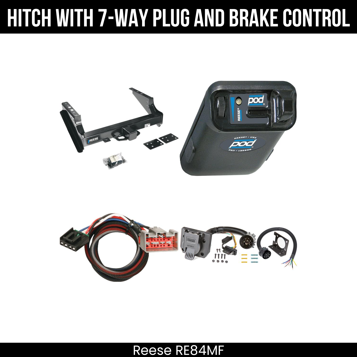 Trailer Hitch , 7-Way , Reese POD Brake Control