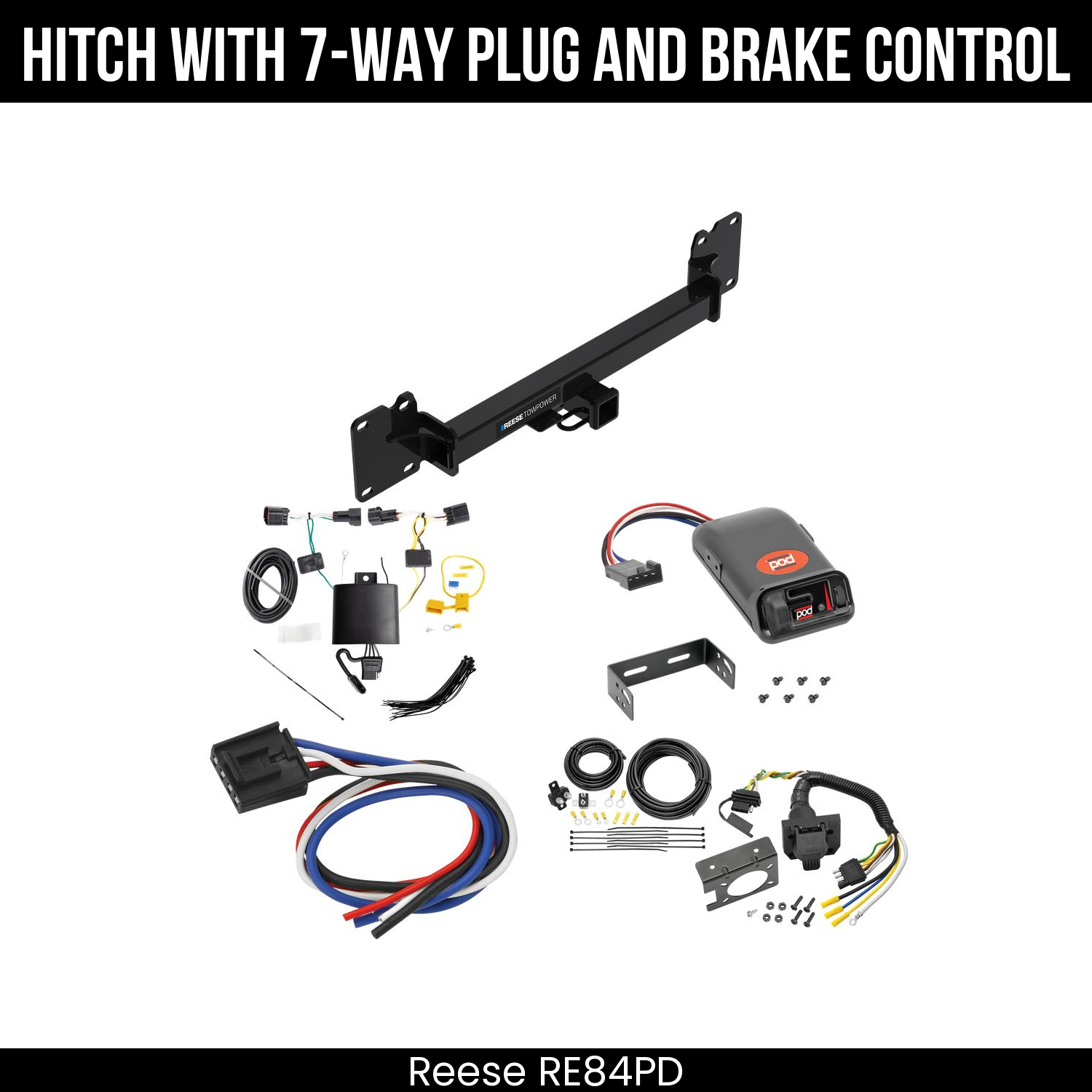 Trailer Hitch , 7-Way , Pro Series POD Brake Control