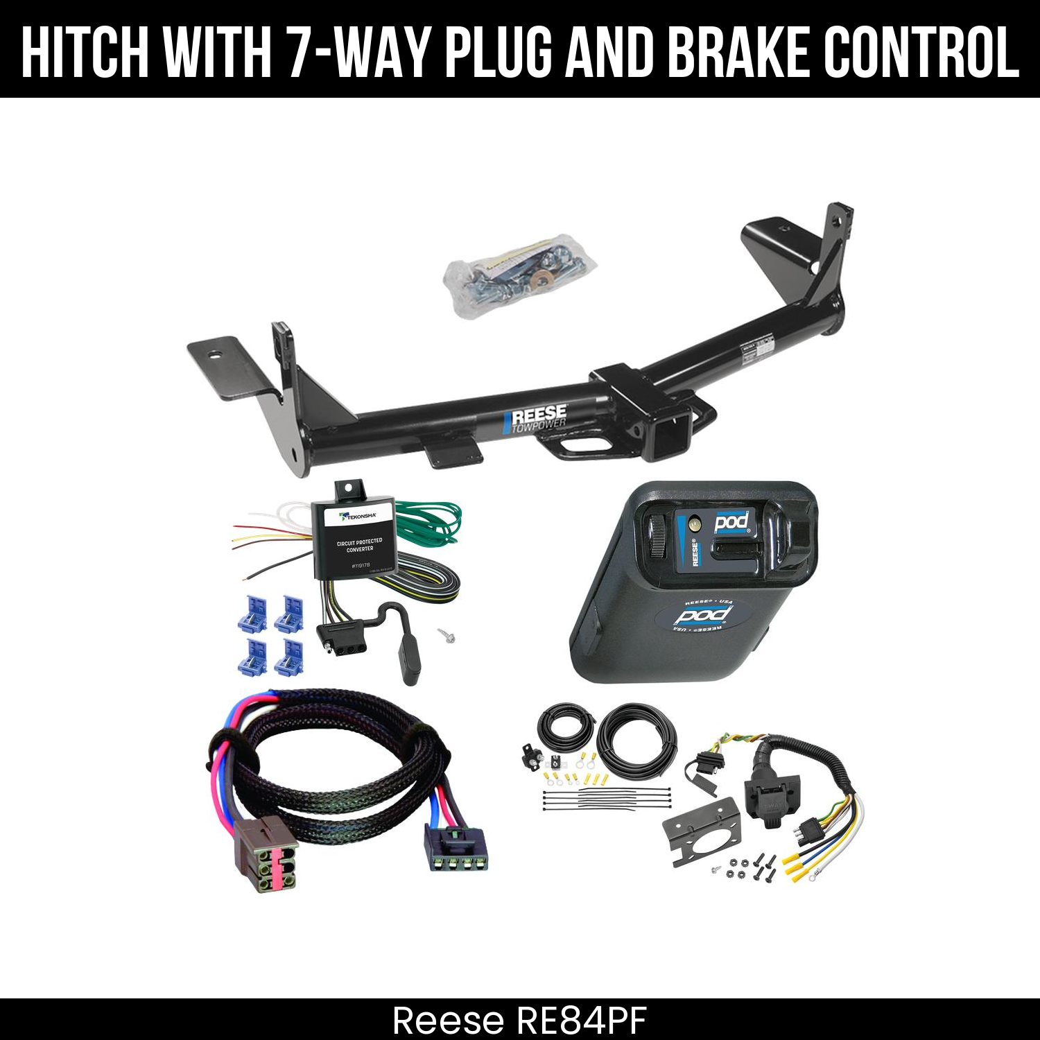Trailer Hitch , 7-Way , Reese POD Brake Control