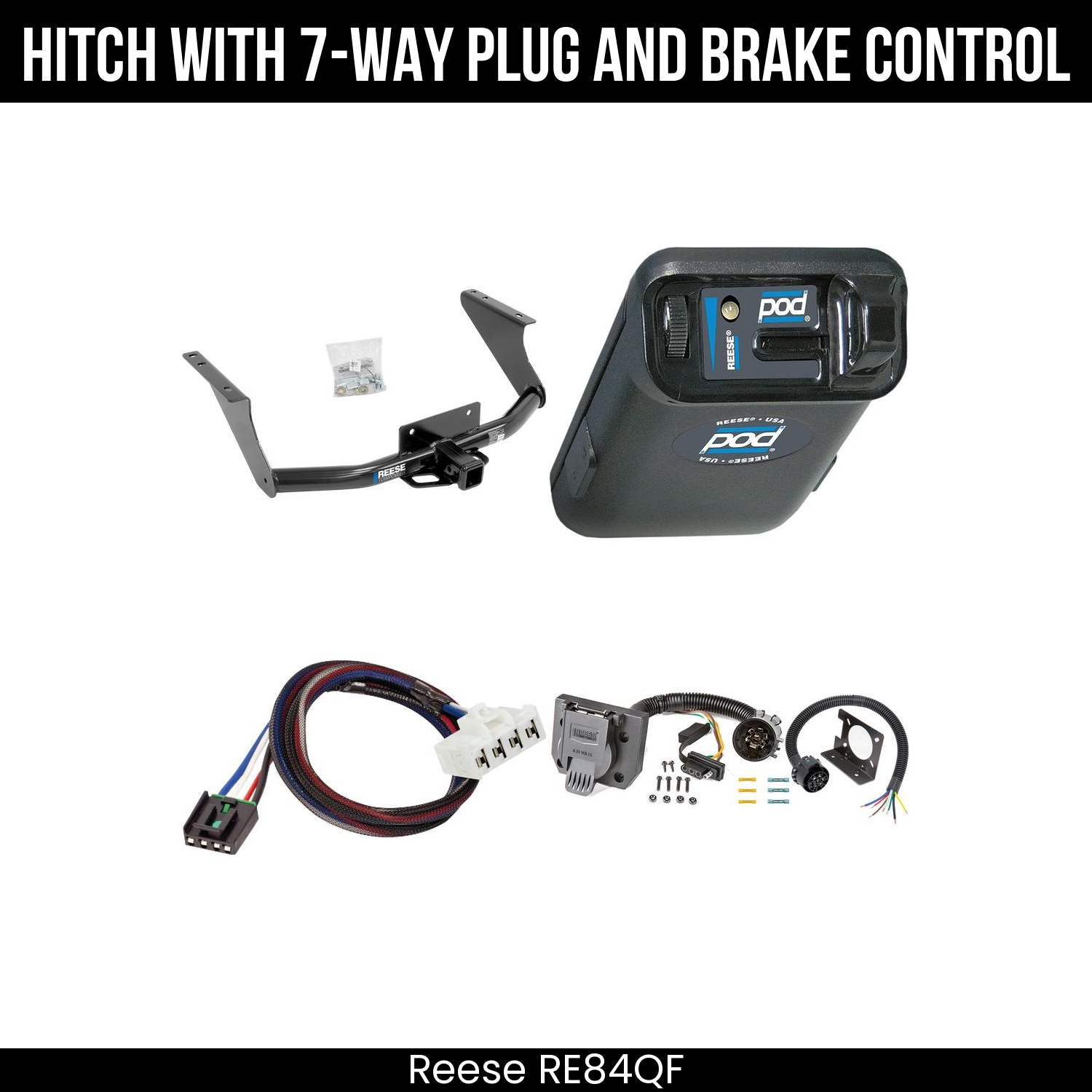 Trailer Hitch , 7-Way , Reese POD Brake Control