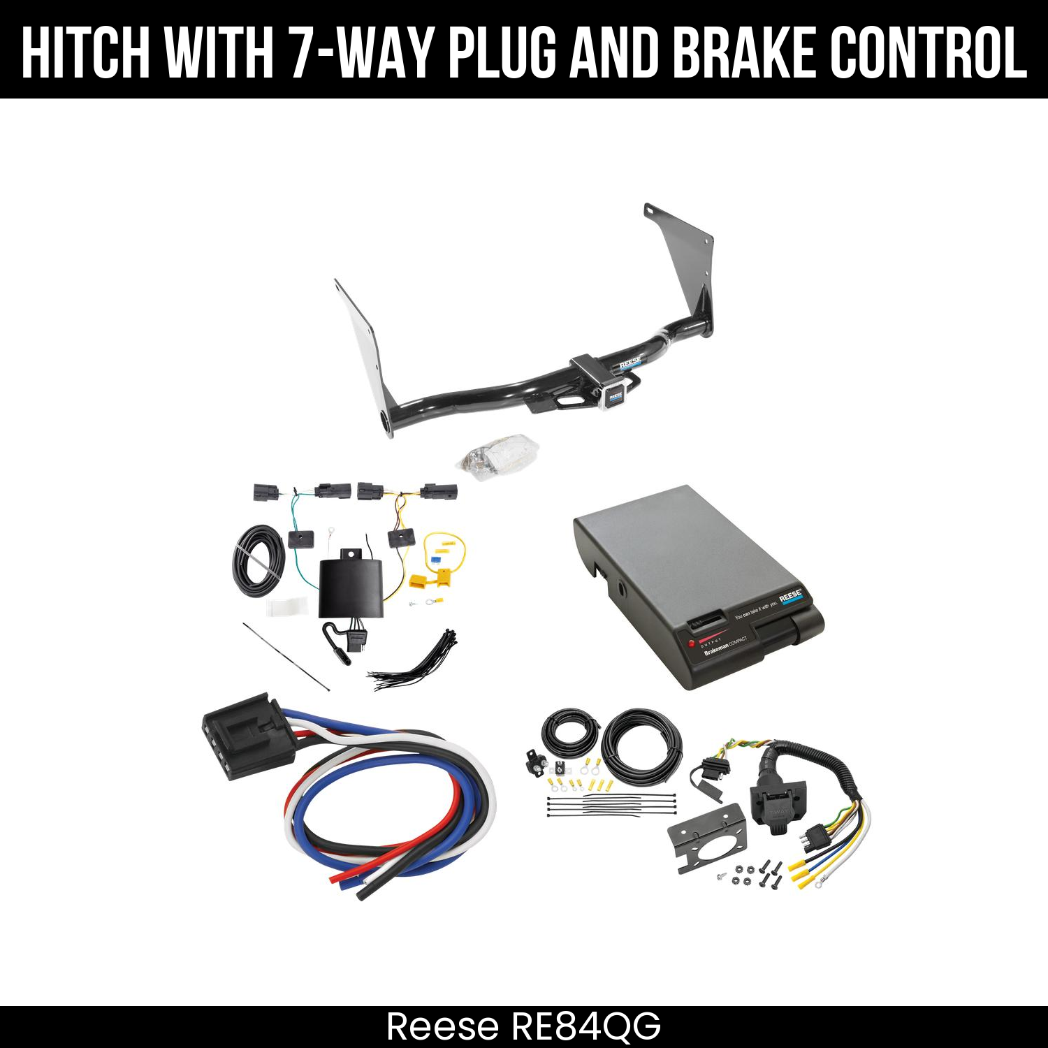 Trailer Hitch , 7-Way , Reese Brakeman Brake Control