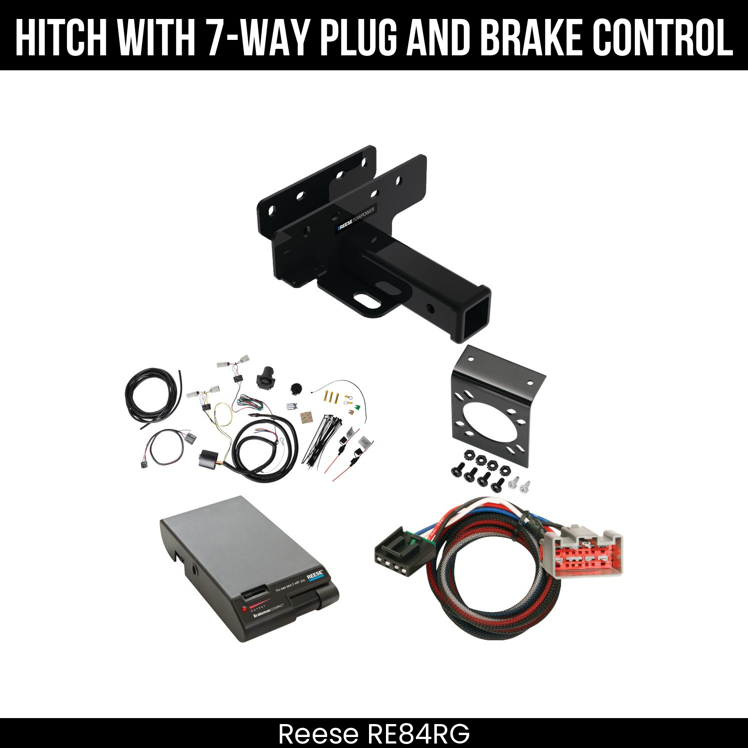 Trailer Hitch , 7-Way , Reese Brakeman Brake Control