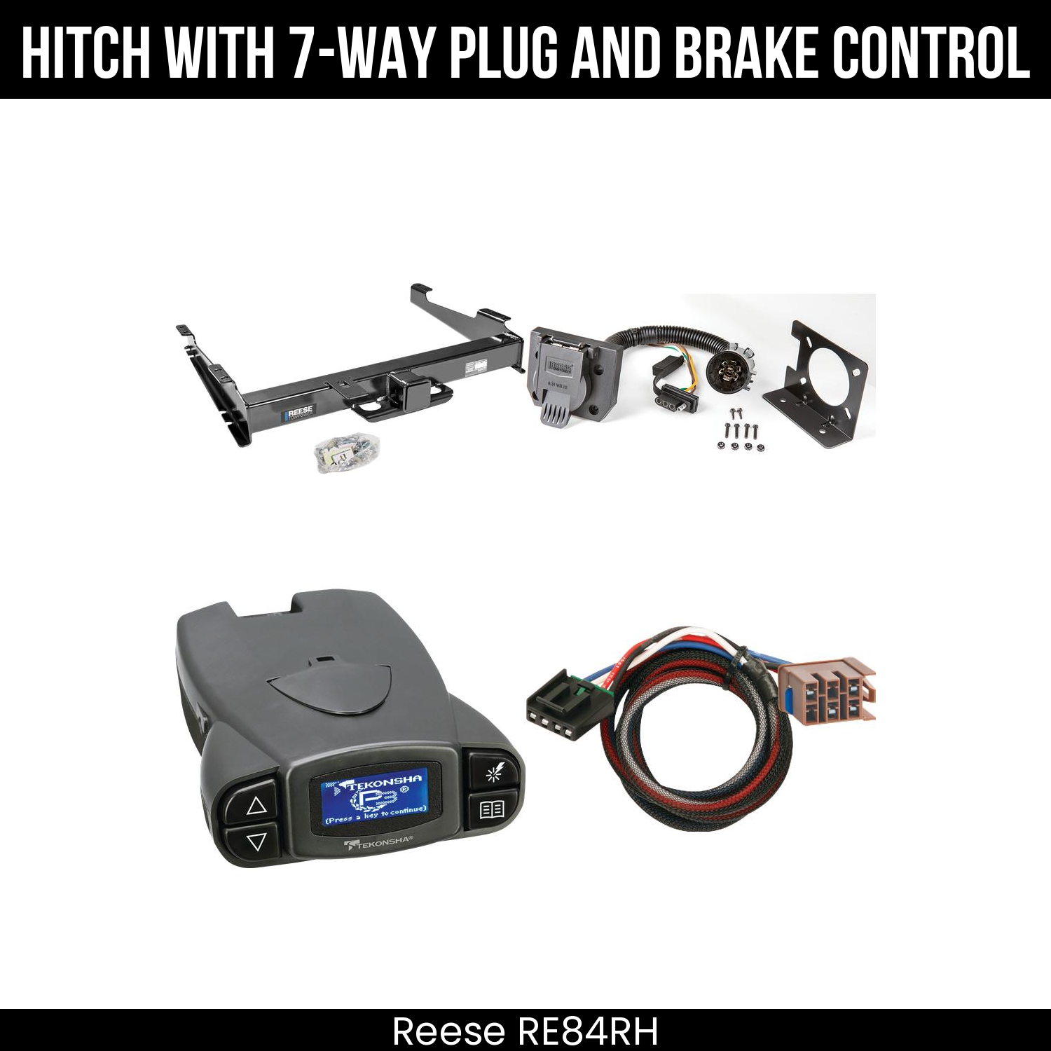 Trailer Hitch , 7-Way , Tekonsha Prodigy P3 Brake Control