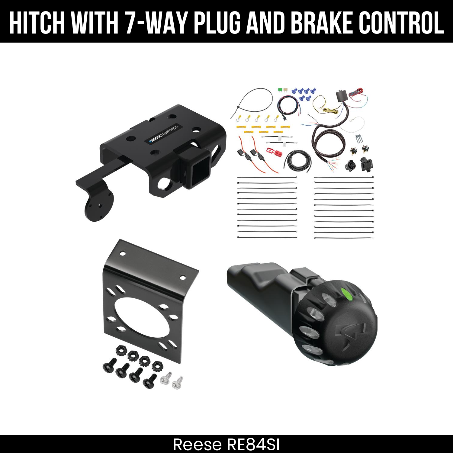 Trailer Hitch , 7-Way , Tekonsha Voyager iD Smart Brake Control