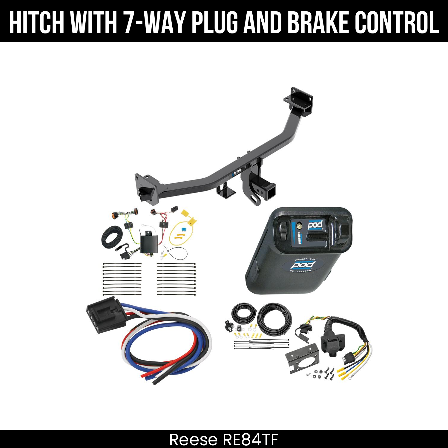 Trailer Hitch , 7-Way , Reese POD Brake Control