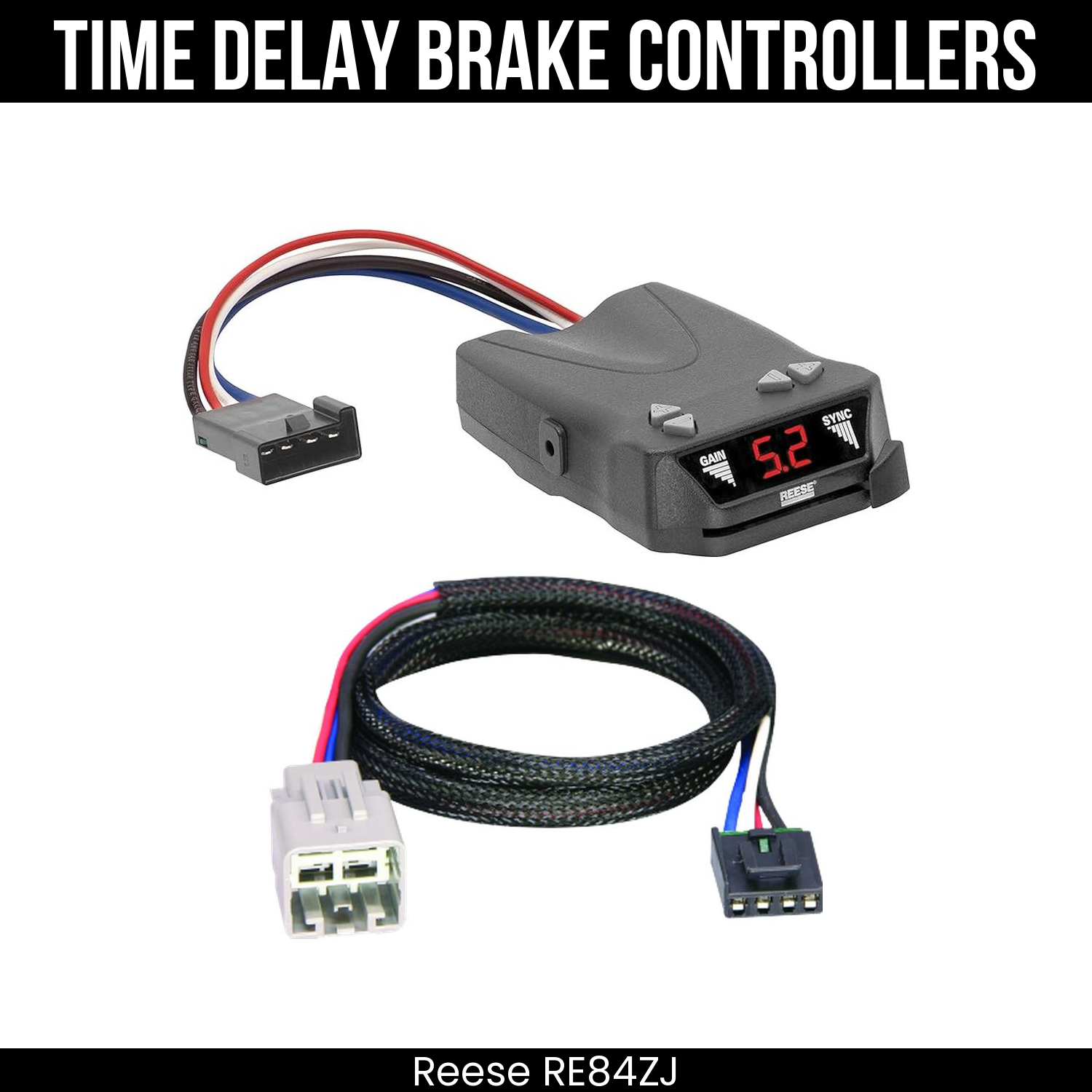 Reese Brakeman IV Brake Control , Plug Adapter