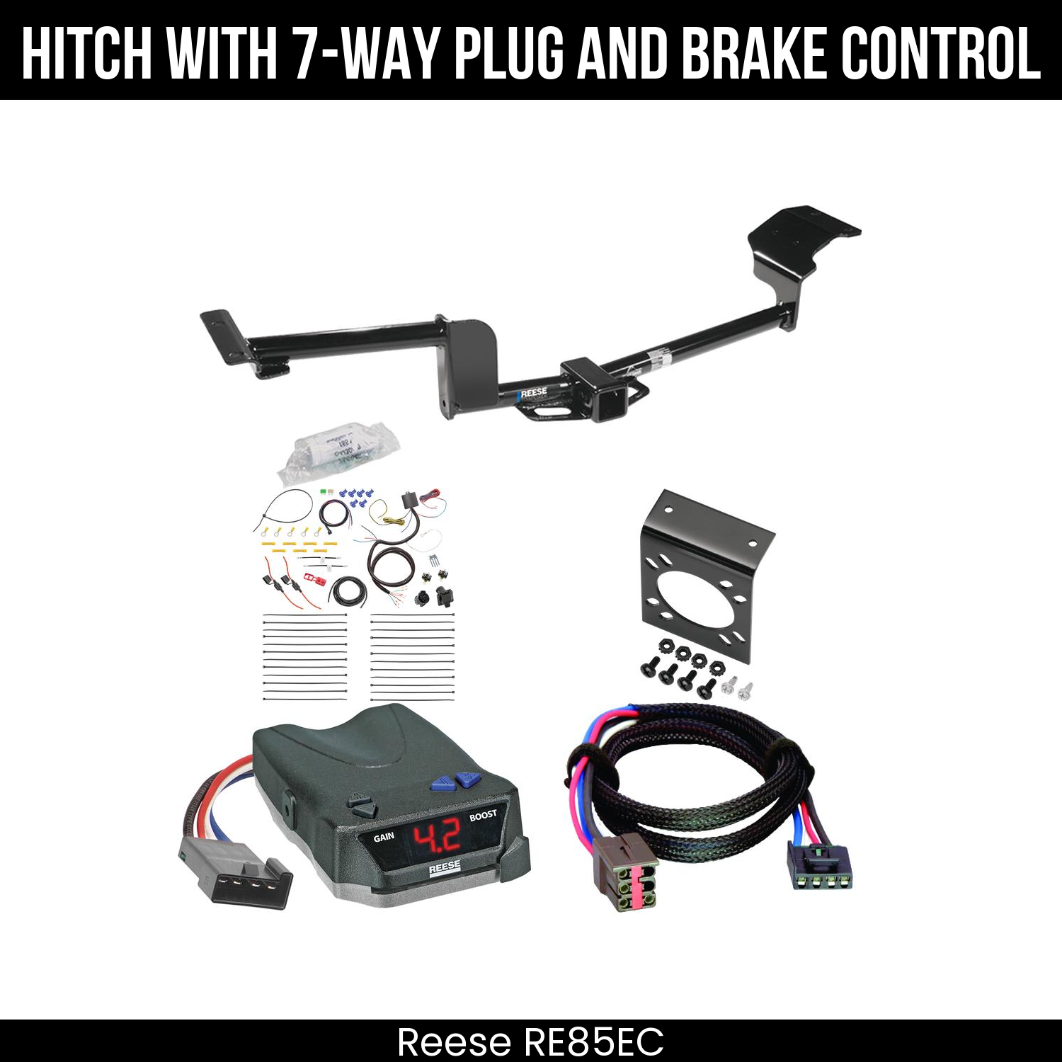Trailer Hitch , 7-Way , Reese Brake EVN Control
